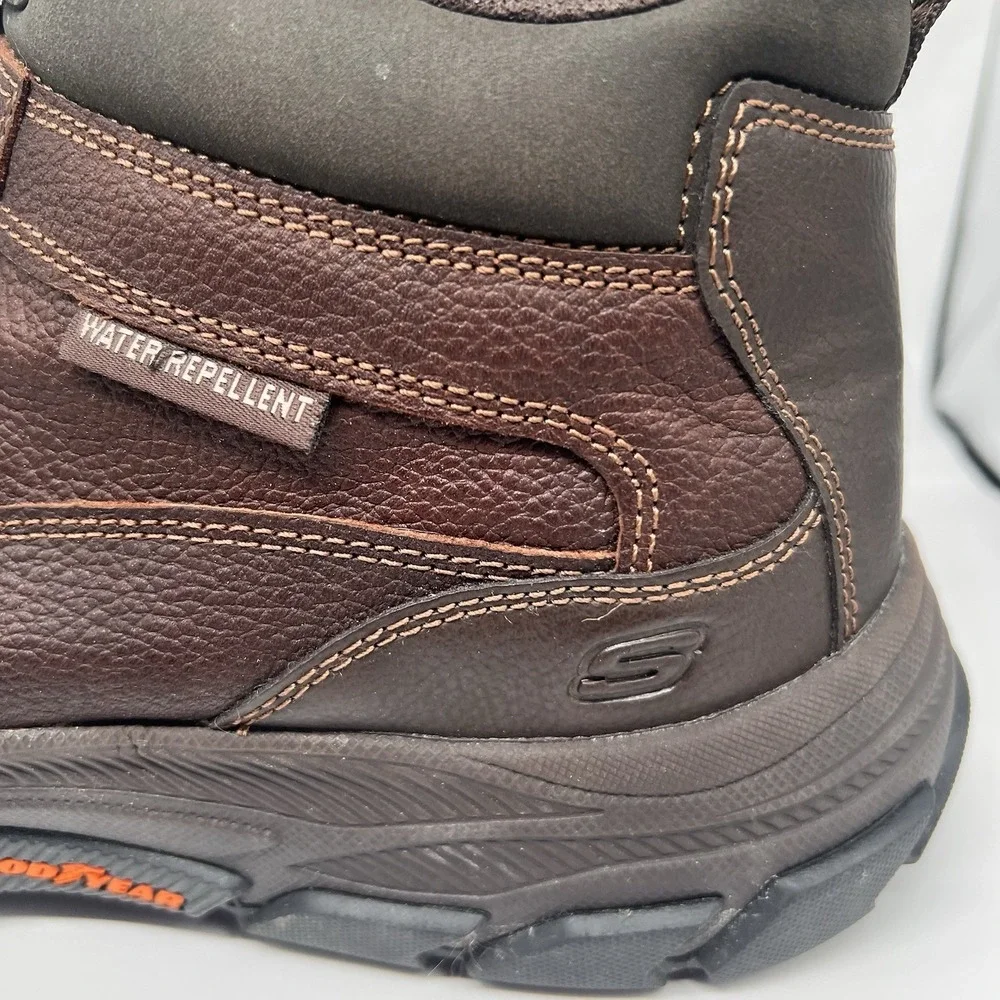 Men's SKECHERS Relaxed Fit‎ Respected Boswell Boots Shoes 13 Water Repellent Mid